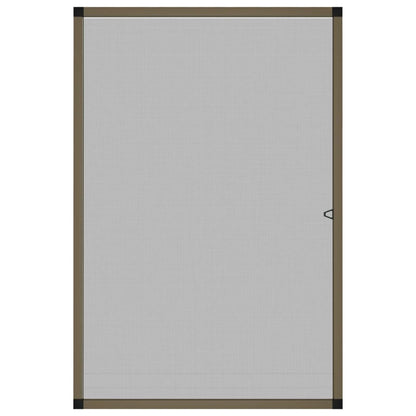vidaXL Insect Screen for Windows Brown 80x120 cm