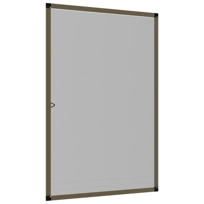 vidaXL Insect Screen for Windows Brown 80x120 cm