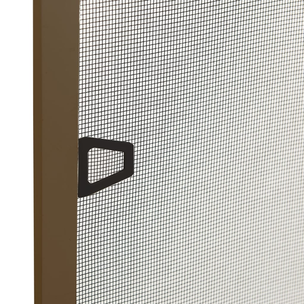 vidaXL Insect Screen for Windows Brown 80x120 cm