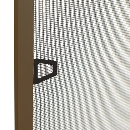 vidaXL Insect Screen for Windows Brown 80x120 cm