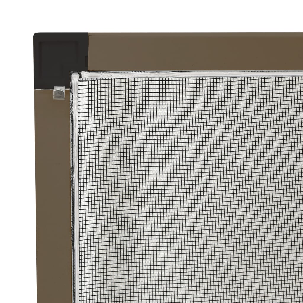 vidaXL Insect Screen for Windows Brown 80x120 cm