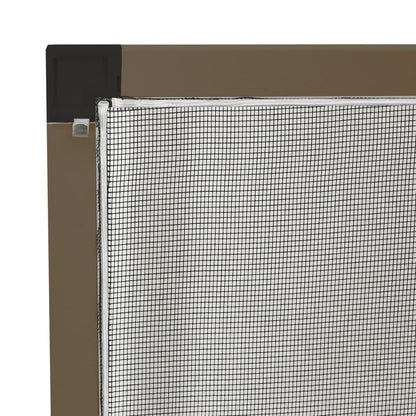 vidaXL Insect Screen for Windows Brown 80x120 cm