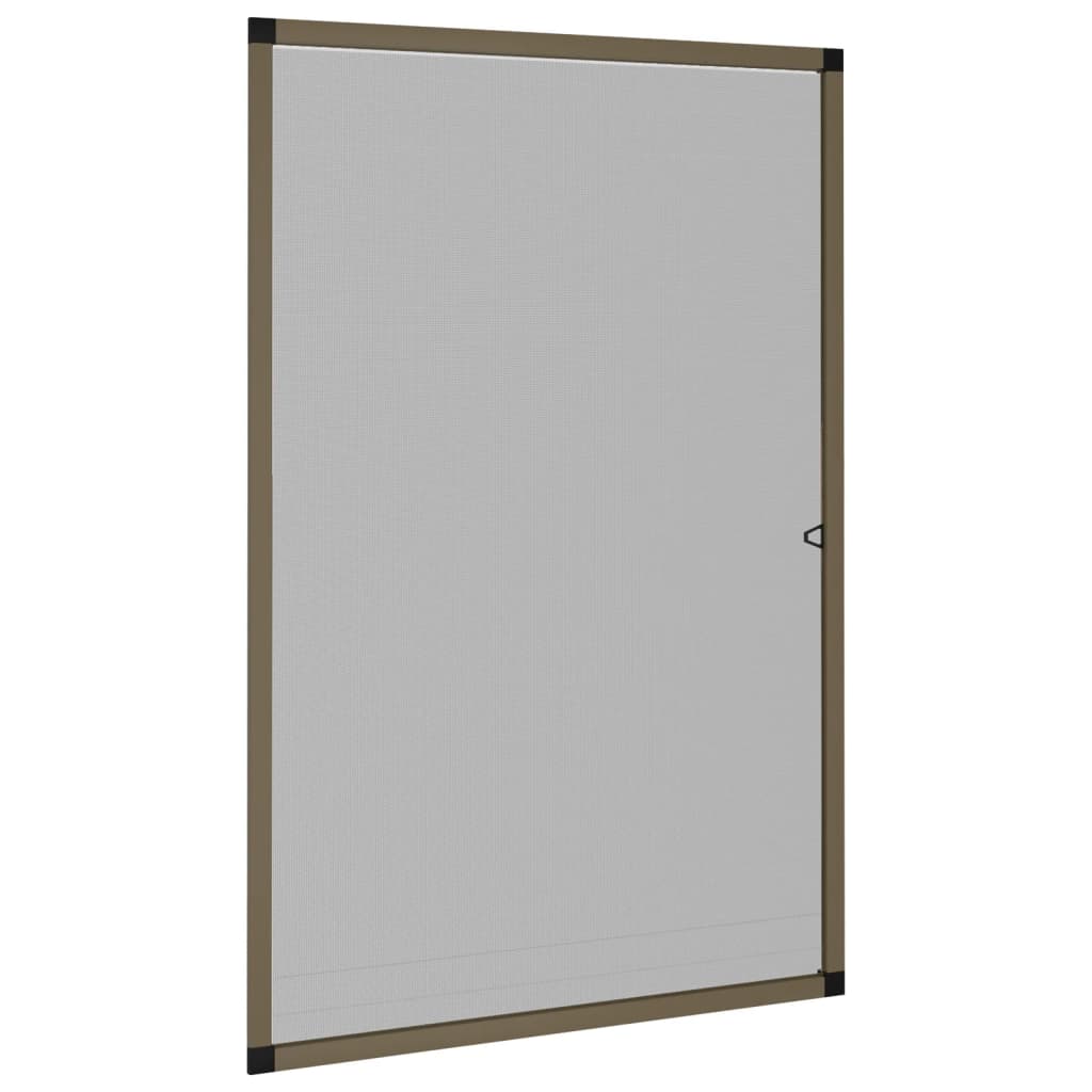 vidaXL Insect Screen for Windows Brown 90x120 cm