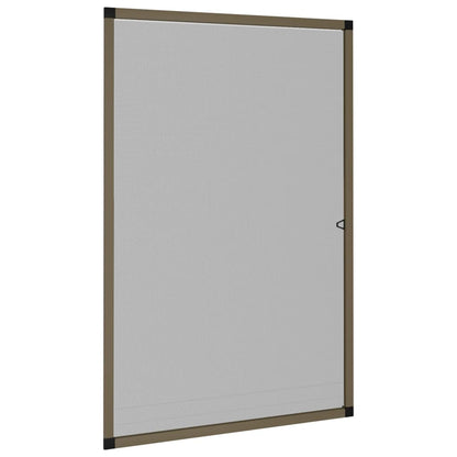 vidaXL Insect Screen for Windows Brown 90x120 cm
