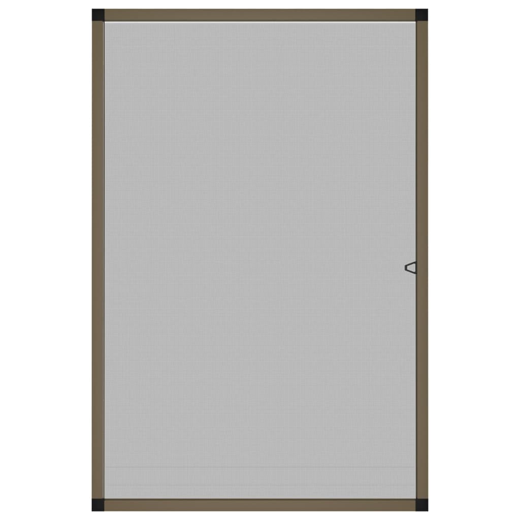 vidaXL Insect Screen for Windows Brown 90x120 cm