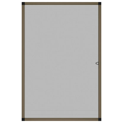 vidaXL Insect Screen for Windows Brown 90x120 cm