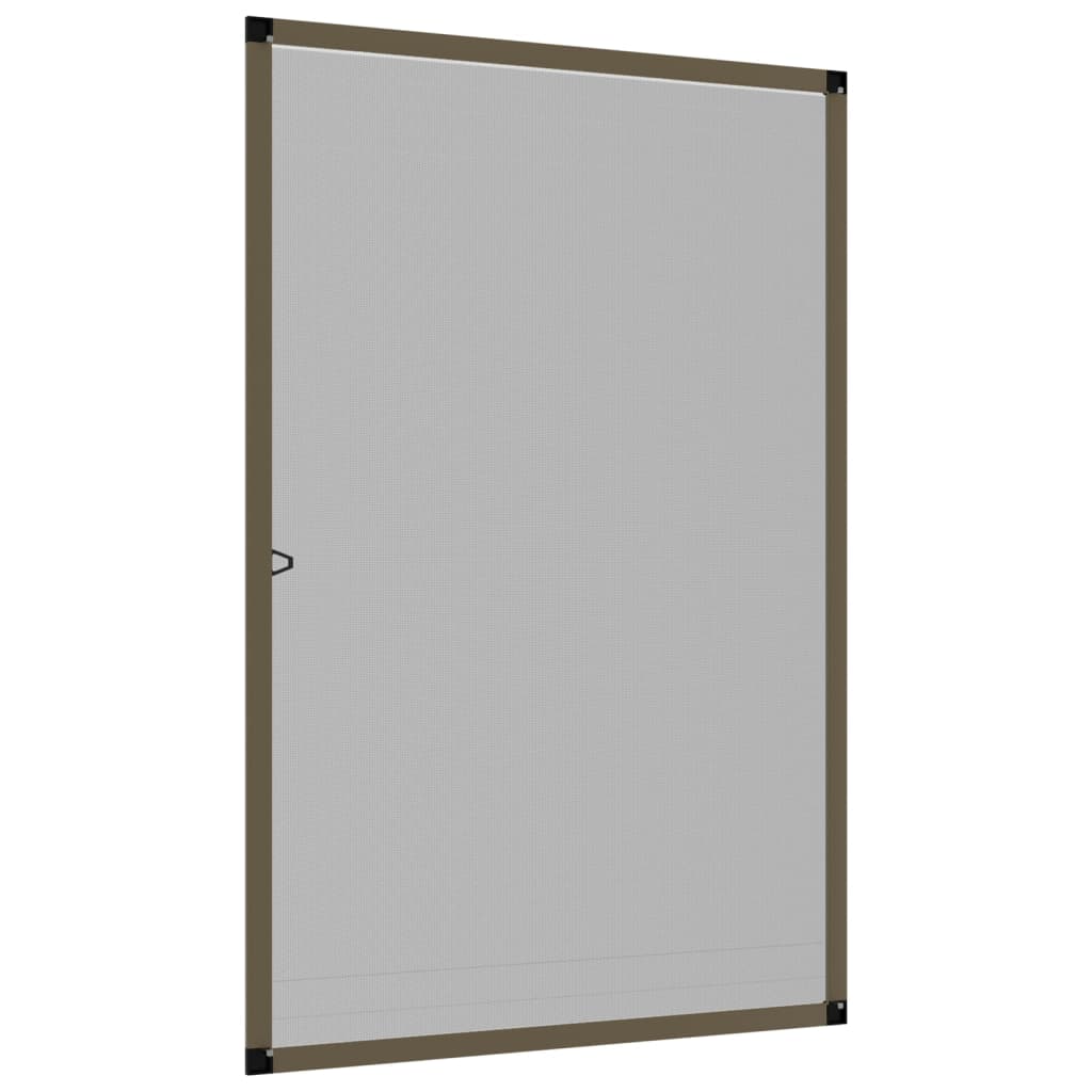 vidaXL Insect Screen for Windows Brown 90x120 cm