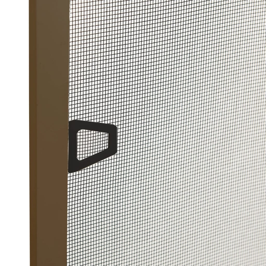 vidaXL Insect Screen for Windows Brown 90x120 cm