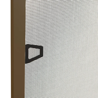 vidaXL Insect Screen for Windows Brown 90x120 cm
