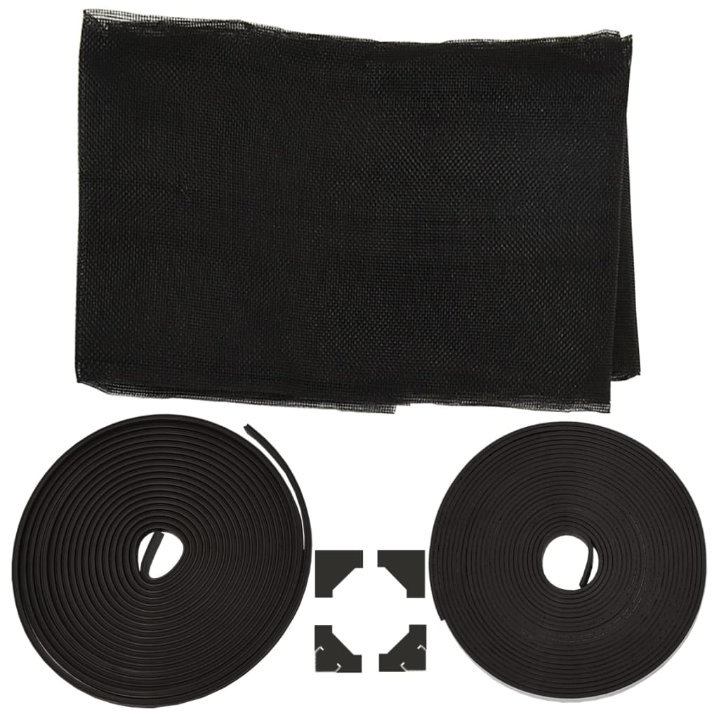 vidaXL Magnetic Insect Screen for Windows Anthracite 80x140 cm