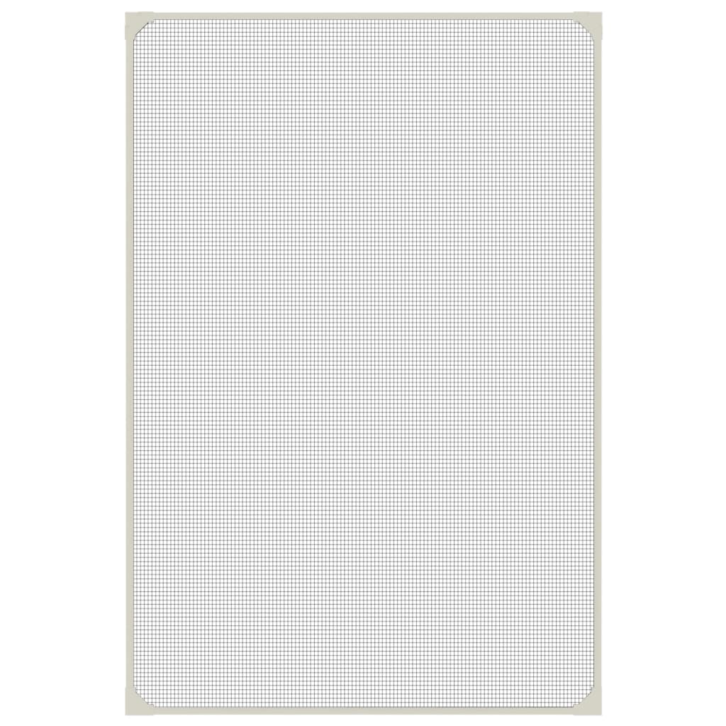 vidaXL Magnetic Insect Screen for Windows White 80x120 cm