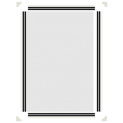 vidaXL Magnetic Insect Screen for Windows White 80x120 cm
