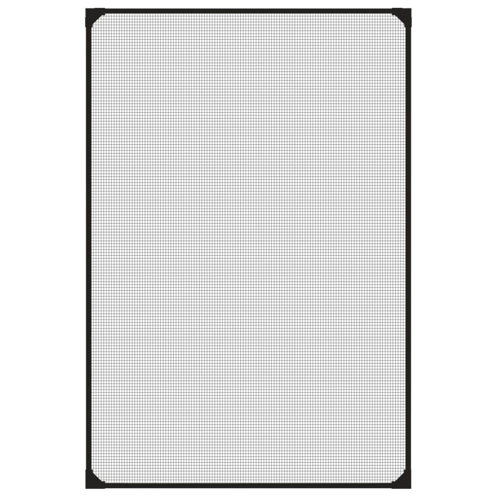 vidaXL Magnetic Insect Screen for Windows Anthracite 80x120 cm