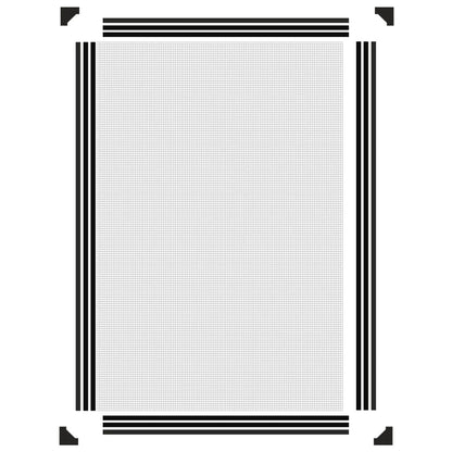 vidaXL Magnetic Insect Screen for Windows Anthracite 80x120 cm