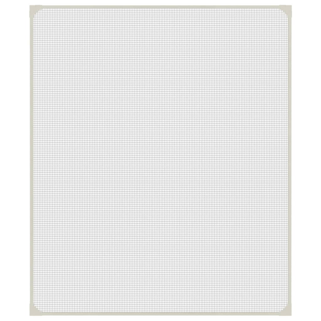 vidaXL Magnetic Insect Screen for Windows White 100x120 cm