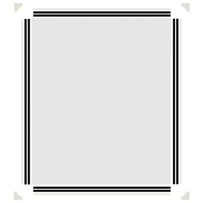 vidaXL Magnetic Insect Screen for Windows White 100x120 cm