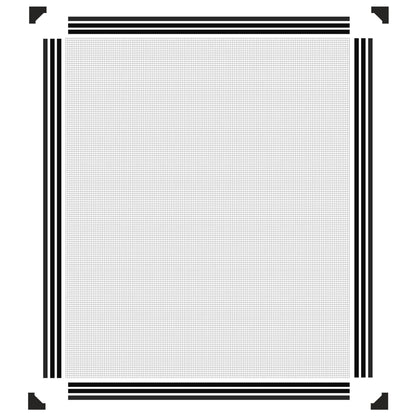 vidaXL Magnetic Insect Screen for Windows Anthracite 100x120 cm