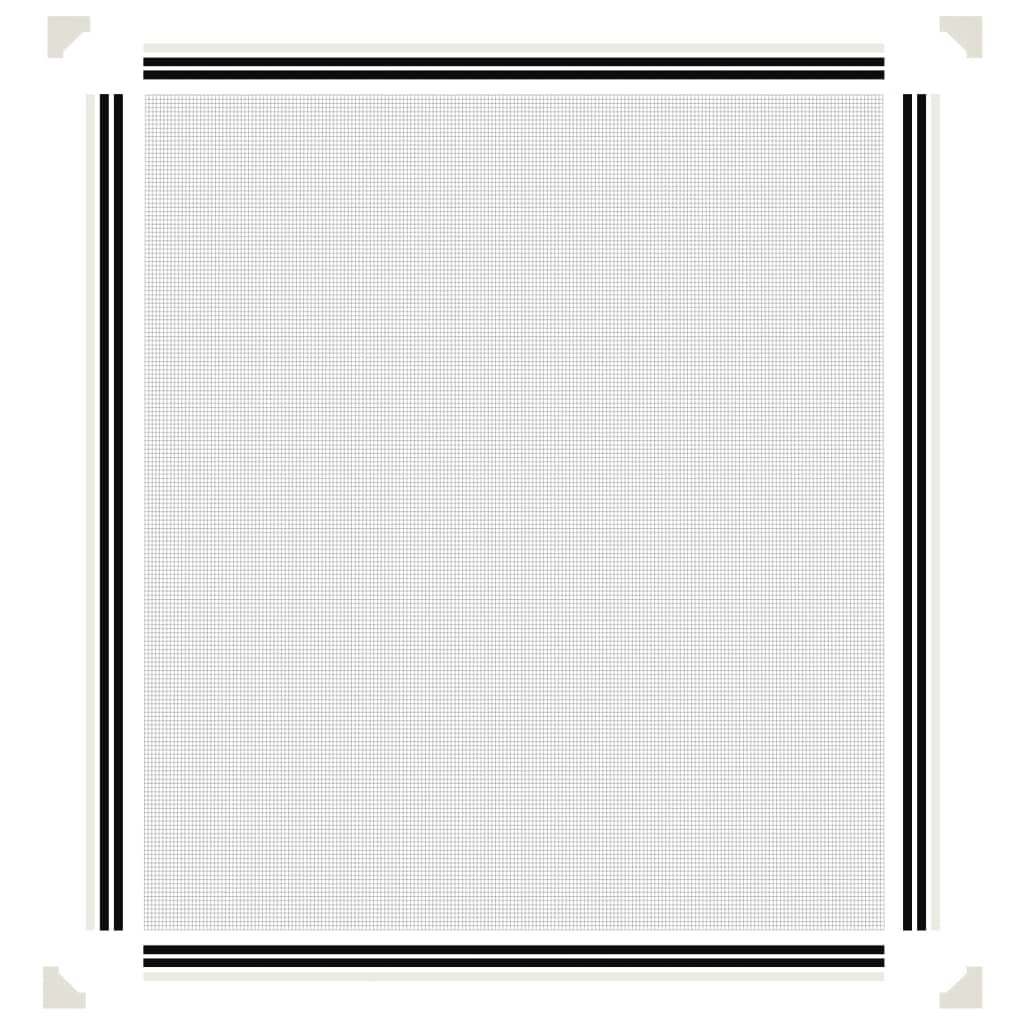 vidaXL Magnetic Insect Screen for Windows White 120x140 cm
