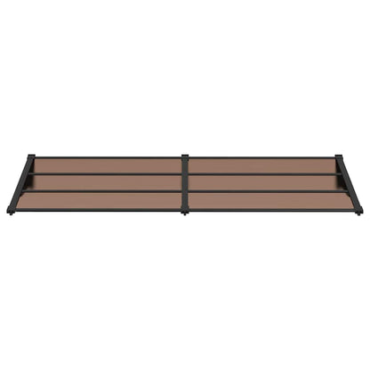 vidaXL Door Canopy Black 239x90 cm Polycarbonate