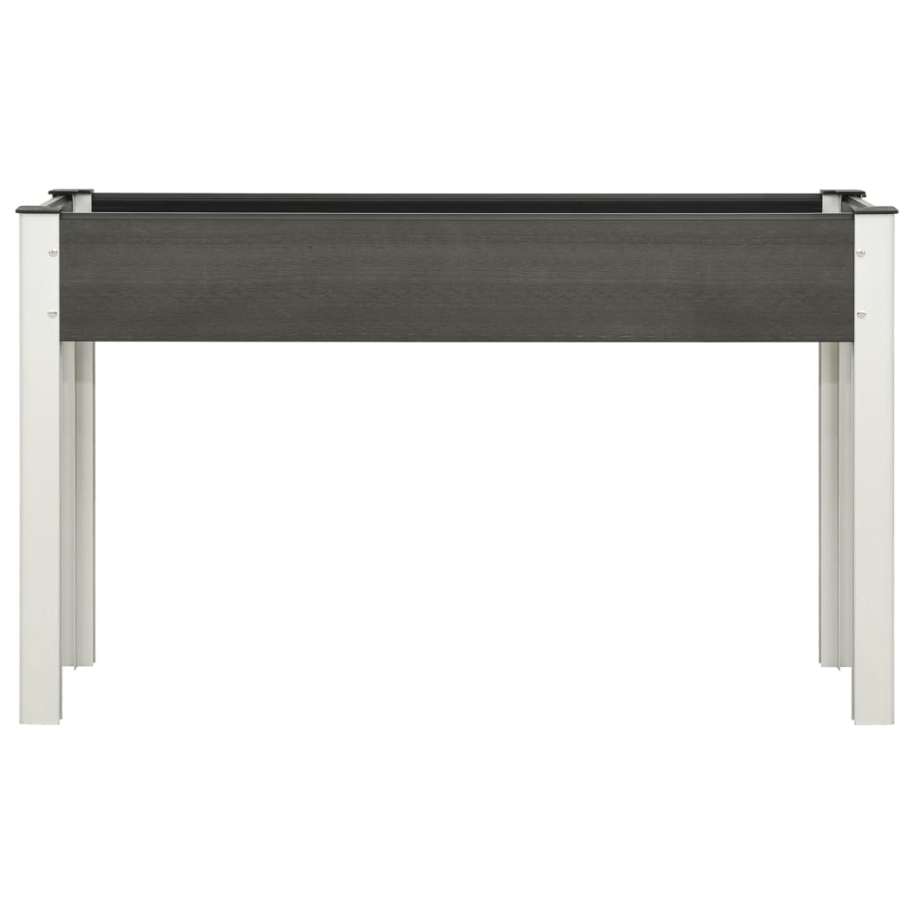 vidaXL Garden Raised Bed Grey 120x40x75 cm WPC