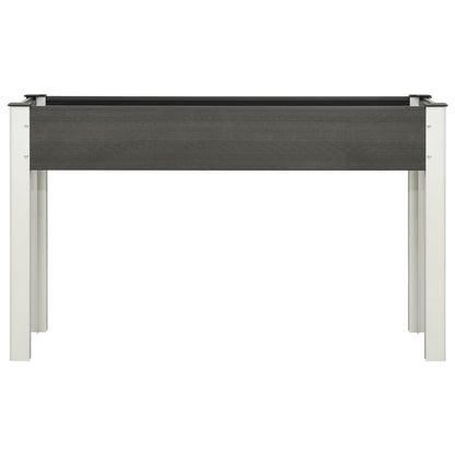 vidaXL Garden Raised Bed Grey 120x40x75 cm WPC