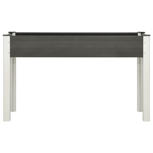 vidaXL Garden Raised Bed Grey 120x40x75 cm WPC