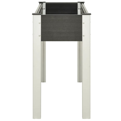 vidaXL Garden Raised Bed Grey 120x40x75 cm WPC