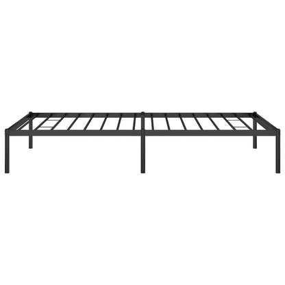 vidaXL Metal Bed Frame without Mattress Black 100x190cm