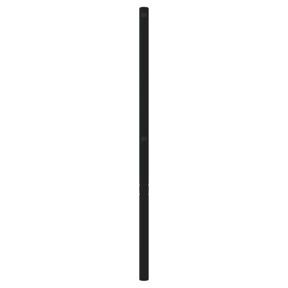 vidaXL Metal Replace Headboard Black 200 cm