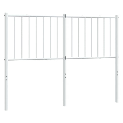 vidaXL Metal Replace Headboard White 120 cm