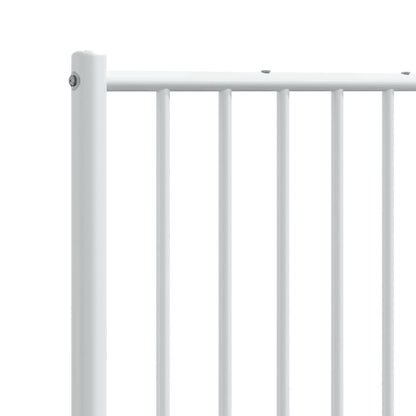vidaXL Metal Replace Headboard White 180 cm