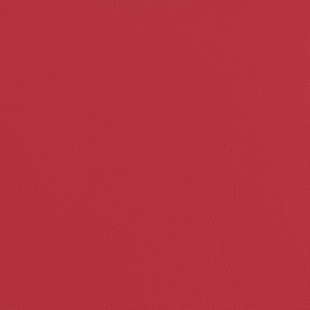 vidaXL Folding Sun Lounger Red Oxford Fabric&Powder-coated Steel