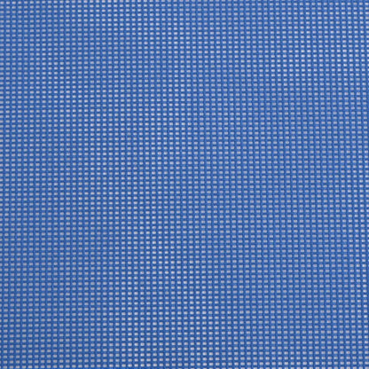 vidaXL Folding Beach Chairs 2 pcs Blue Textilene&Powder-coated Steel