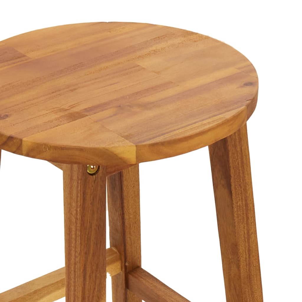 vidaXL 5 Piece Garden Bar Set Solid Wood  Acacia