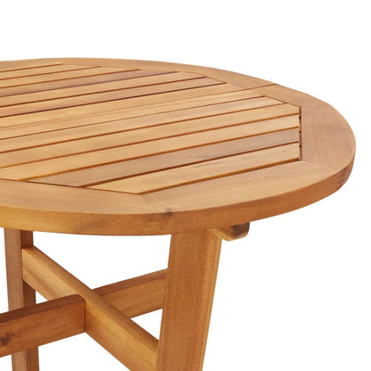 vidaXL 3 Piece Garden Bar Set Solid Wood  Acacia