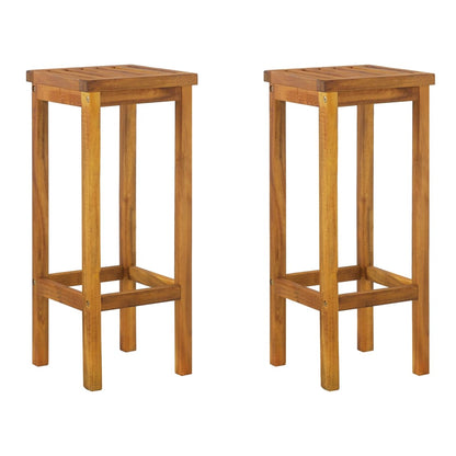 vidaXL 3 Piece Garden Bar Set Solid Wood  Acacia