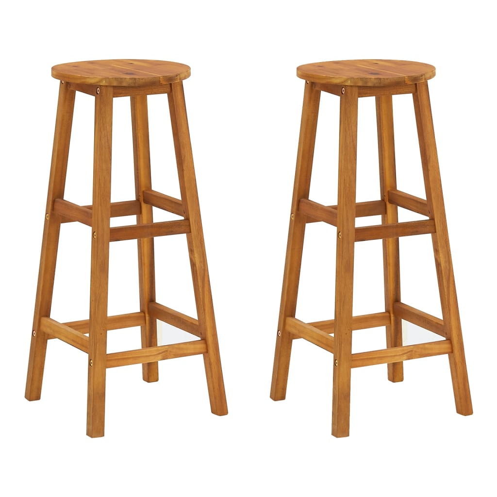 vidaXL Garden Bar Set | Natural Acacia Wood | Solid Acacia Wood | Compact