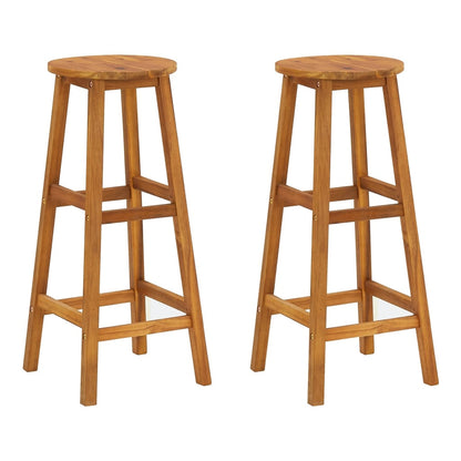 vidaXL Garden Bar Set | Natural Acacia Wood | Solid Acacia Wood | Compact