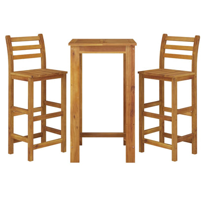 vidaXL Garden Bar Set | Natural wood | Solid acacia wood | Medium | Durable