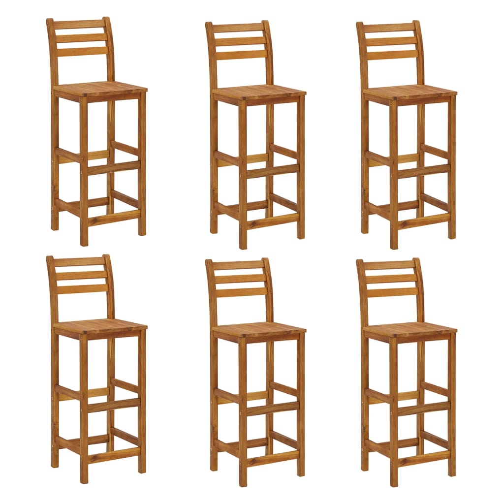 vidaXL Garden Bar Set | Natural Brown | Solid Acacia wood | Medium | Durable