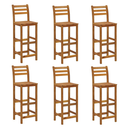 vidaXL Garden Bar Set | Natural Brown | Solid Acacia wood | Medium | Durable