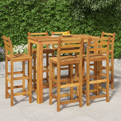 vidaXL Garden Bar Set | Natural Brown | Solid Acacia wood | Medium | Durable