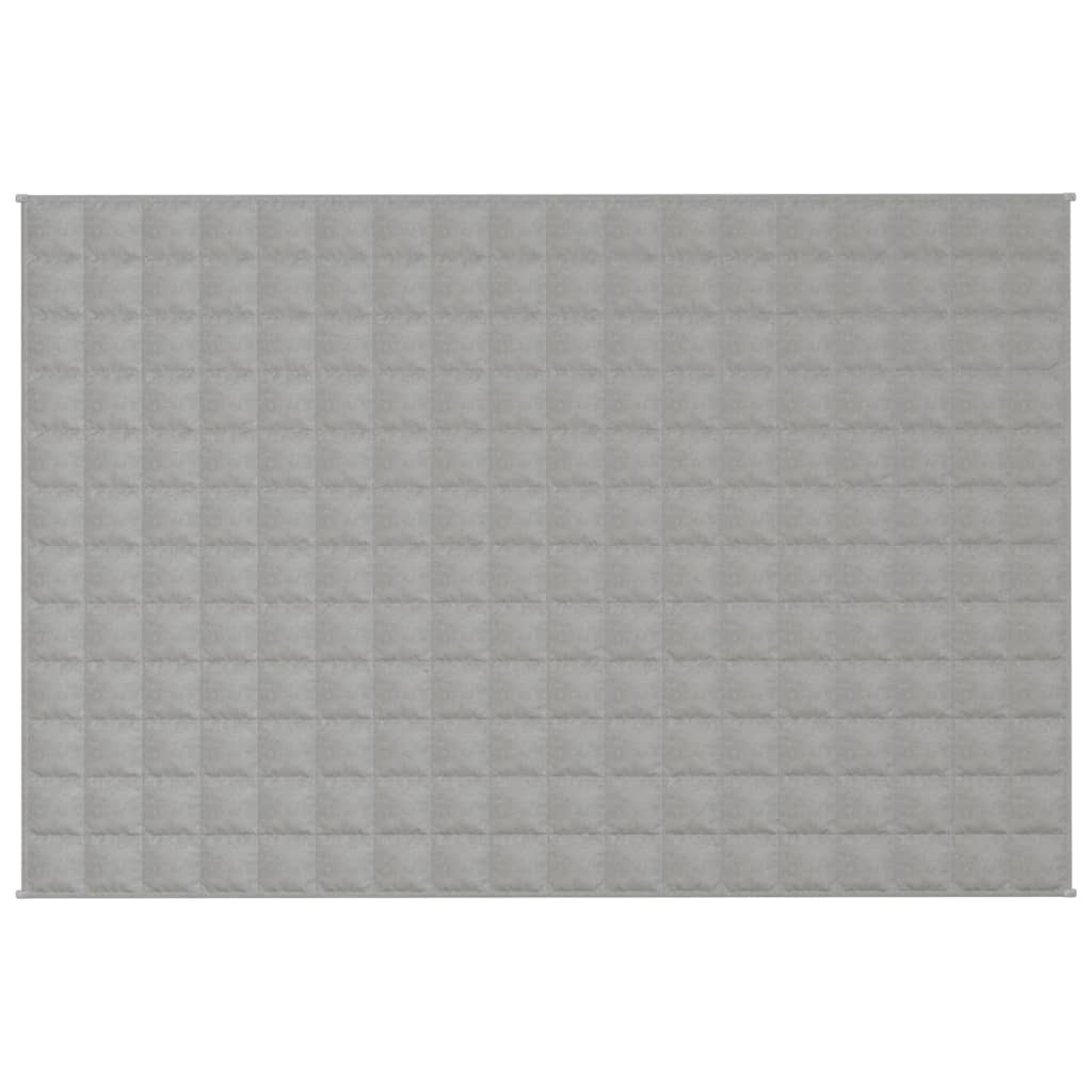 vidaXL Weighted Blanket Grey 122x183 cm 9 kg Fabric
