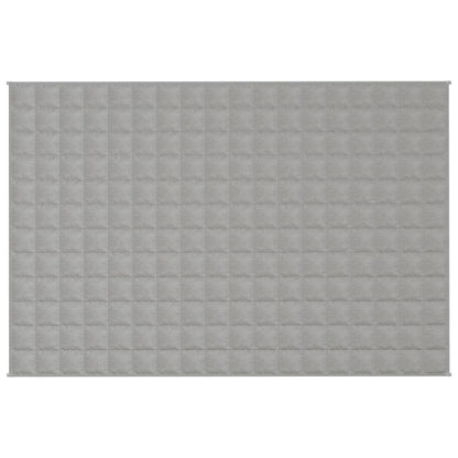vidaXL Weighted Blanket Grey 122x183 cm 9 kg Fabric