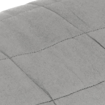 vidaXL Weighted Blanket Grey 137x200 cm 6 kg Fabric