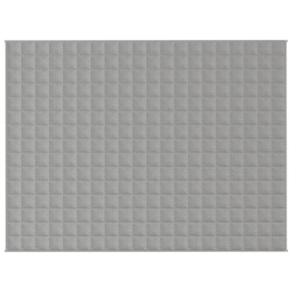 vidaXL Weighted Blanket Grey 152x203 cm 11 kg Fabric