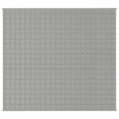 vidaXL Weighted Blanket Grey 200x220 cm 9 kg Fabric