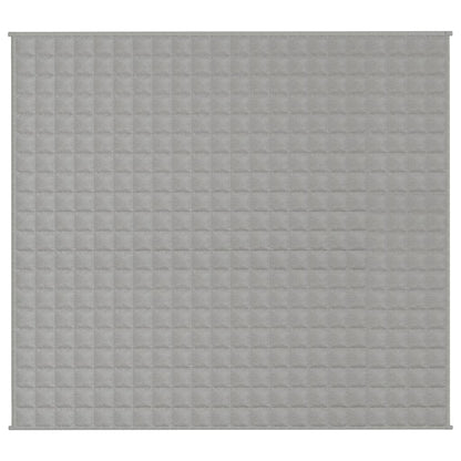 vidaXL Weighted Blanket Grey 200x220 cm 13 kg Fabric
