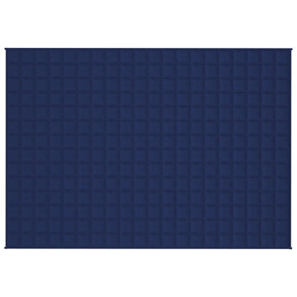 vidaXL Weighted Blanket Blue 135x200 cm Single 6 kg Fabric