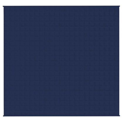 vidaXL Weighted Blanket Blue 220x230 cm King 11 kg Fabric